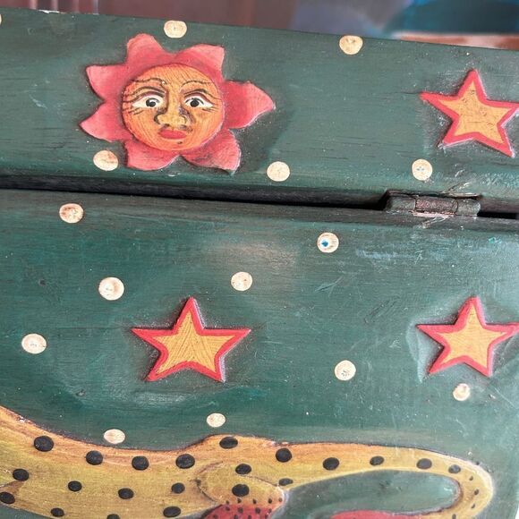 Vintage Celestial Sun and Moon Box rare - Picture 10 of 16